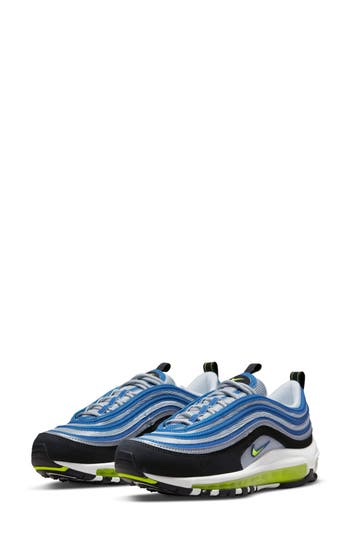 Nike Air Max 97 Sneaker In Atlantic Blue/voltage Yellow
