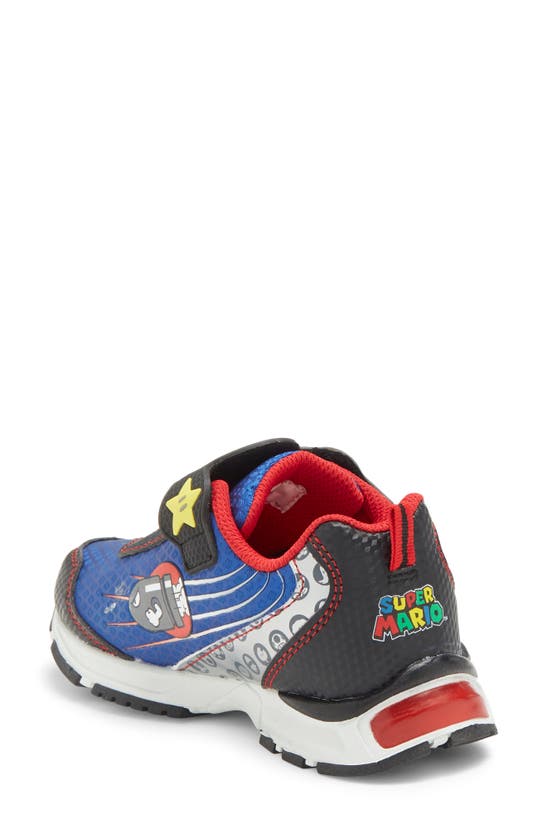 Shop Sg Footwear Kids' Nintendo® Super Mario Light-up Sneaker In Blue Red