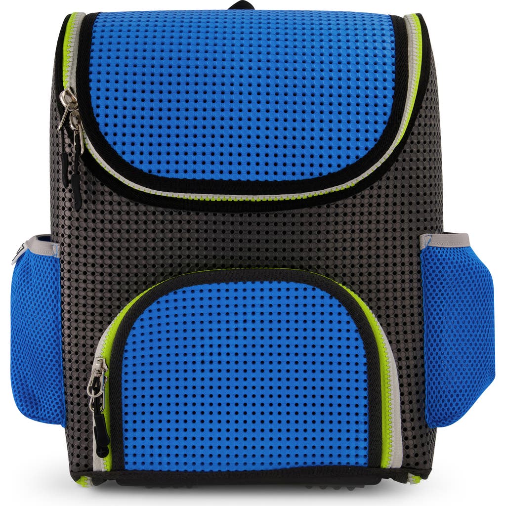 Light+Nine Electric Blue Student Water Resistant Backpack