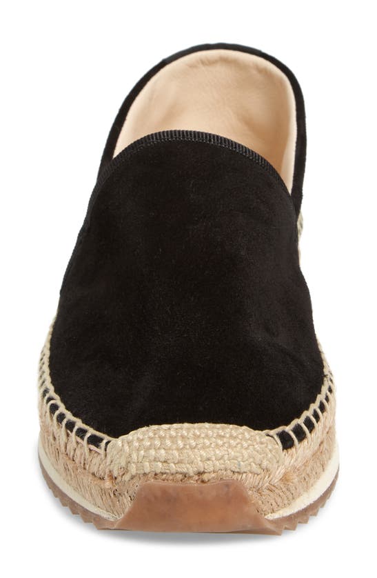 Rag & Bone Espadrille Slip-on Sneaker In Black Suede