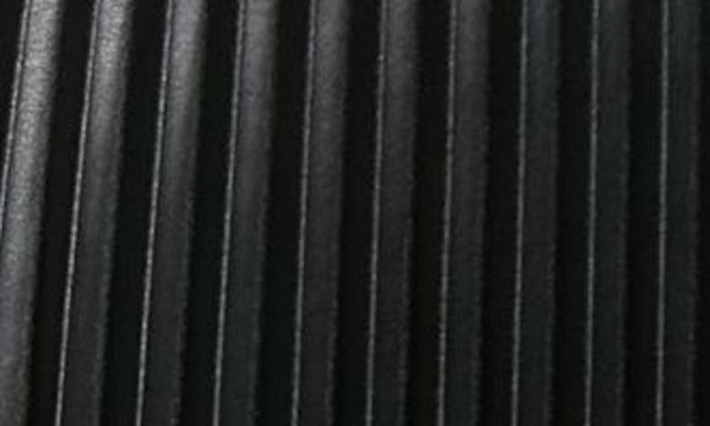 PROENZA SCHOULER WHITE LABEL PLEATED FAUX LEATHER MIDI SKIRT