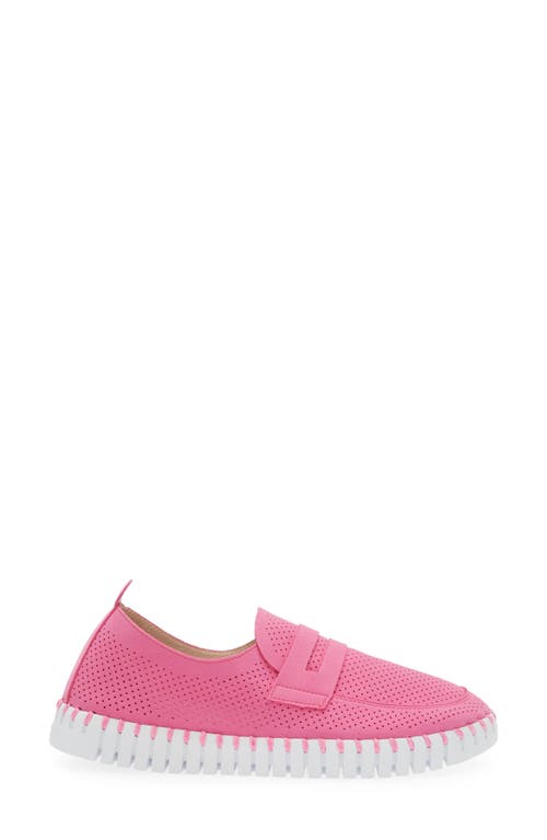 Ilse Jacobsen Tulipu Penny Loafer In Rose Violet