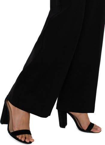 Liverpool Los Angeles Petite Kelsey Straight Leg Trousers in Super