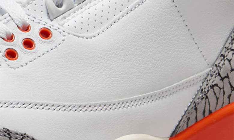 Shop Jordan Air  3 Retro Basketball Sneaker In White/ Cosmic Clay/ Sail/ Grey
