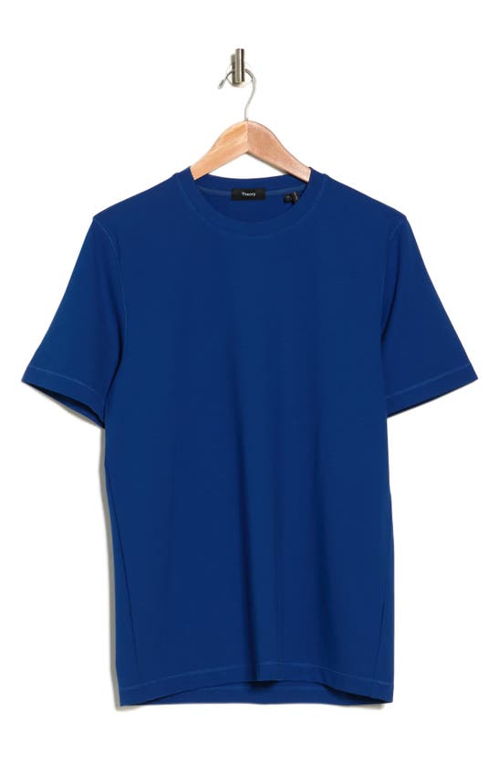 Theory Ryder Jersey T-shirt In Klein Blue
