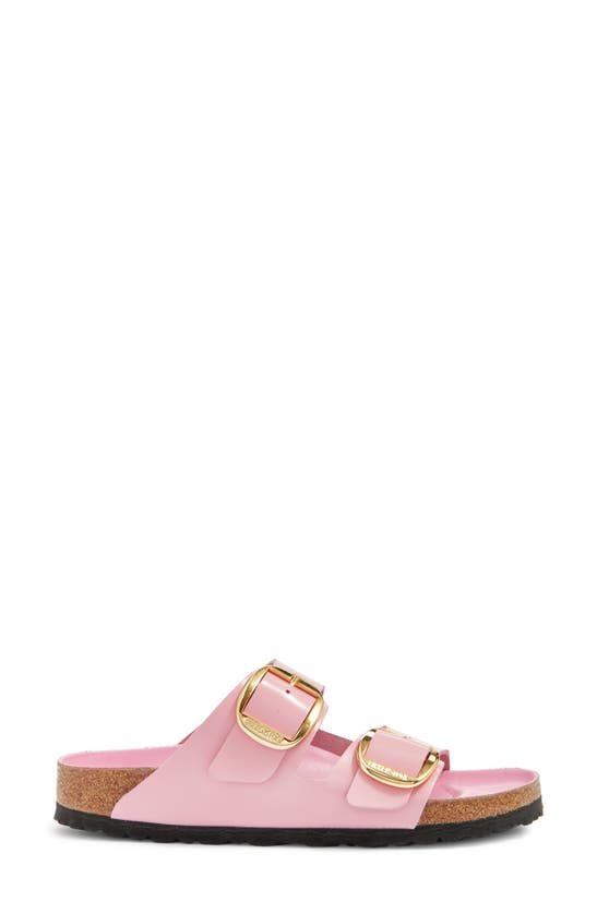 Shop Birkenstock Arizona Big Buckle Slide Sandal In Fondant Pink