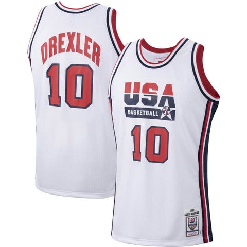 Clyde Drexler Western Conference Mitchell & Ness Youth 1992 NBA All-Star  Game Hardwood Classics Swingman Jersey - Blue