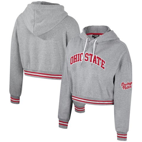 Women's Alternative Apparel Cream Ohio State Buckeyes Eco-Teddy Baby Champ  Tri-Blend Sweatshirt