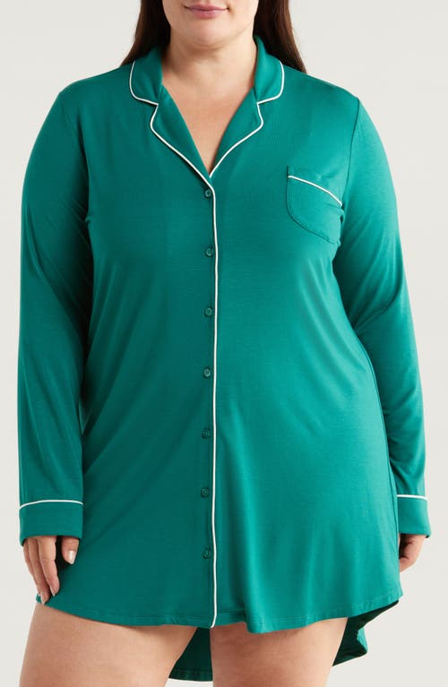 Nordstrom Moonlight Eco Nightshirt In Green Storm