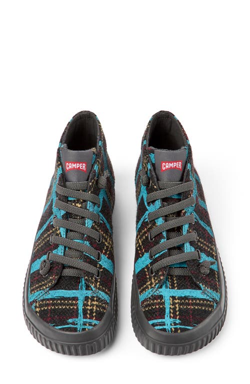 Camper Peu Roda Mid Sneaker In Blue Multi