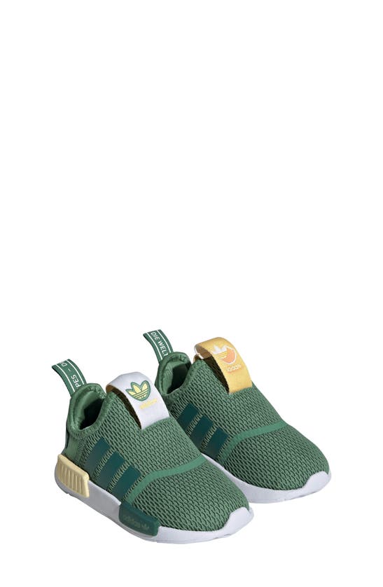 Shop Adidas Originals Nmd_360 Pull-on Sneaker In Preloved Green/ Green/ Yellow