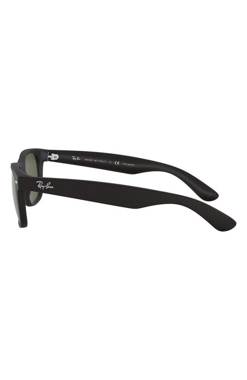 Ray Ban Ray-ban New Wayfarer 55mm Rectangular Sunglasses In Black/green