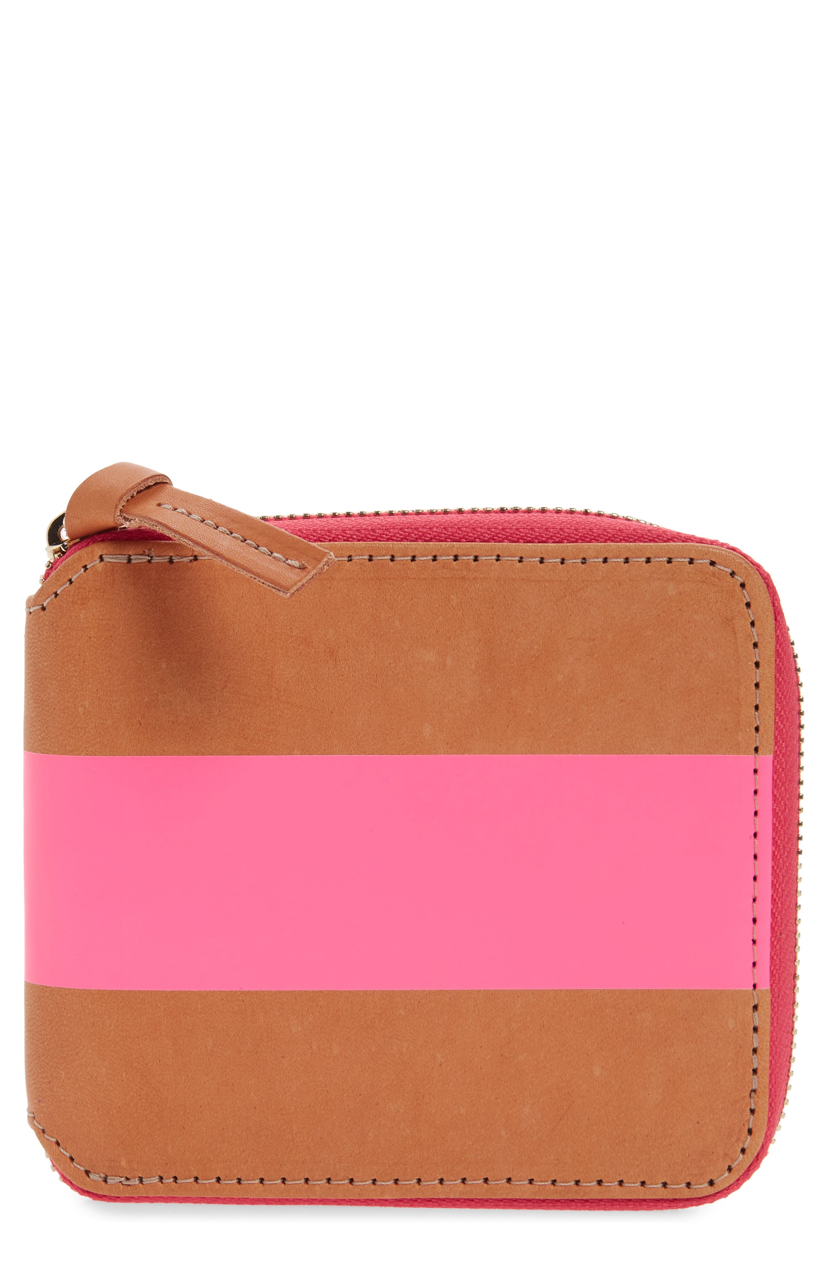 neon zip wallet