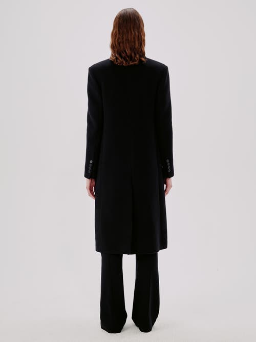 Shop Another Tomorrow Tailored Coat In Black