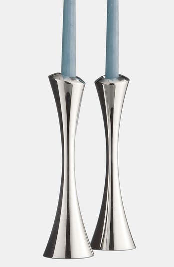 Nambé Aquila Set of 2 Candlesticks