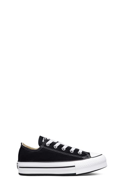 Shop Converse Kids' Chuck Taylor® All Star® Eva Lift Oxford Sneaker In Black/white/black