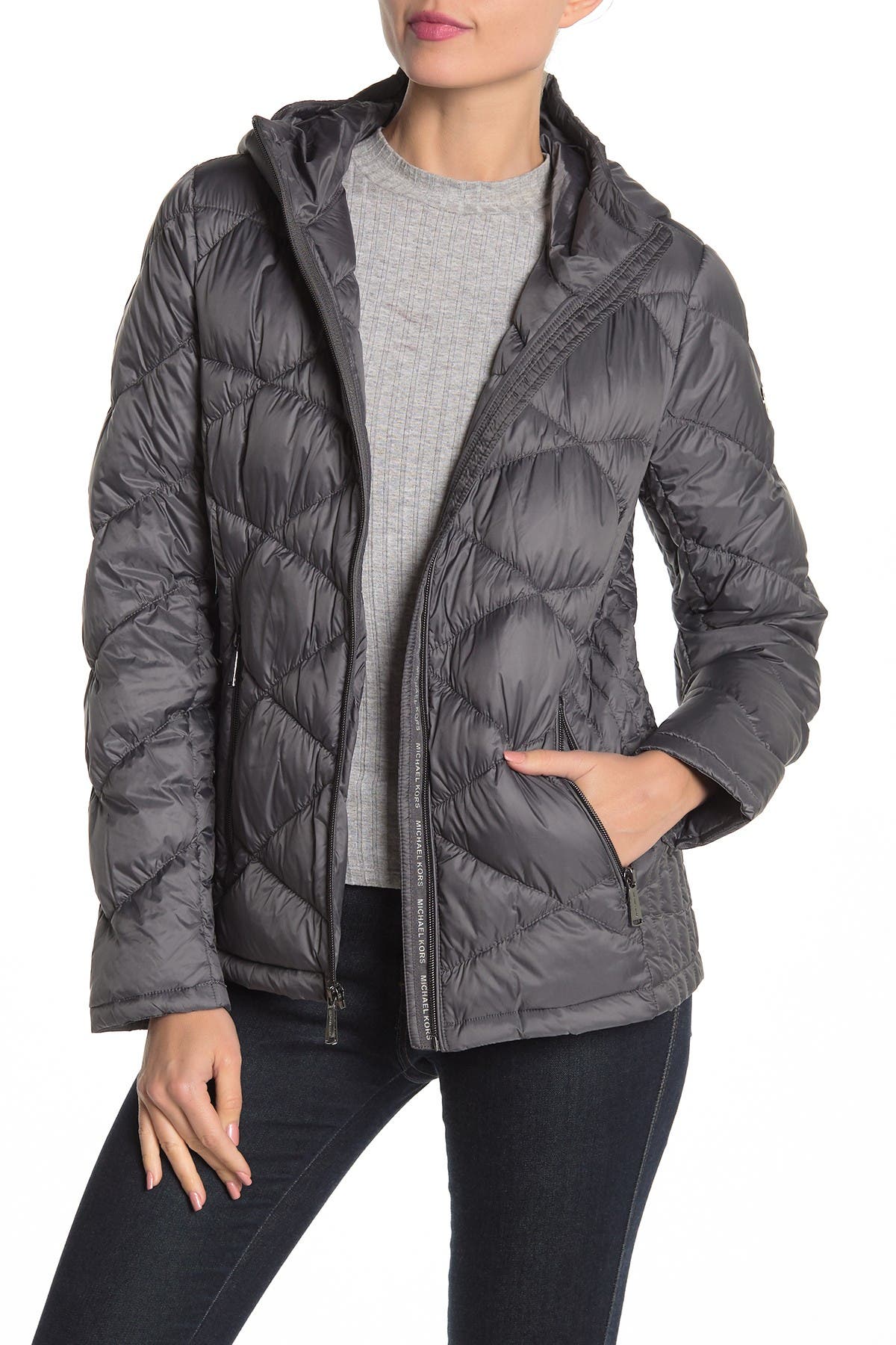 michael kors packable quilted jacket