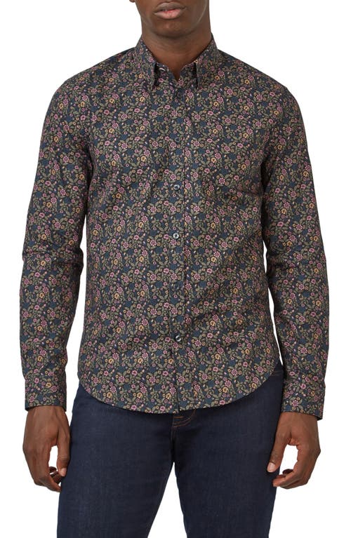 Ben Sherman Floral Cotton Button-Down Shirt at Nordstrom,