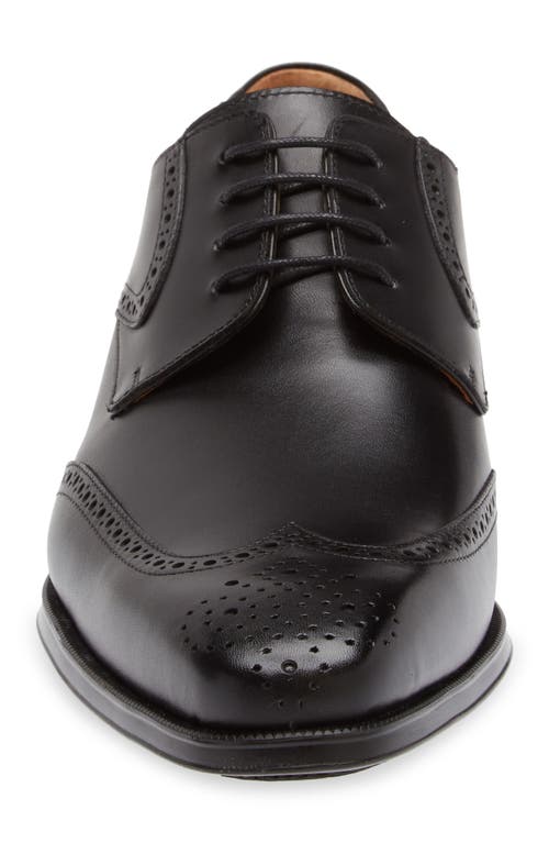 Shop Mezlan Tasso Brogue Derby In Black