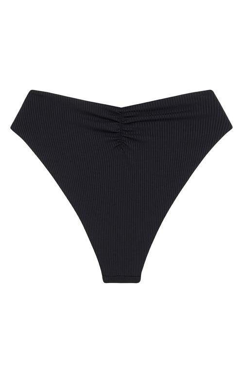 MONTCE MONTCE PAULA RIB WAIST TIE BIKINI BOTTOMS
