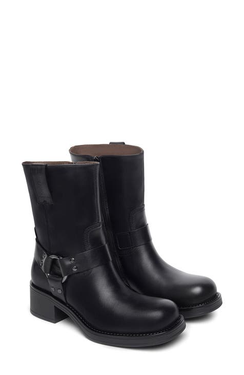 Womens black hotsell harness boots