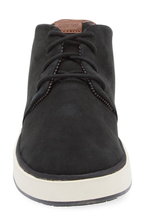 Shop Olukai Papakū 'ili Waterproof Chukka Boot In Black/black