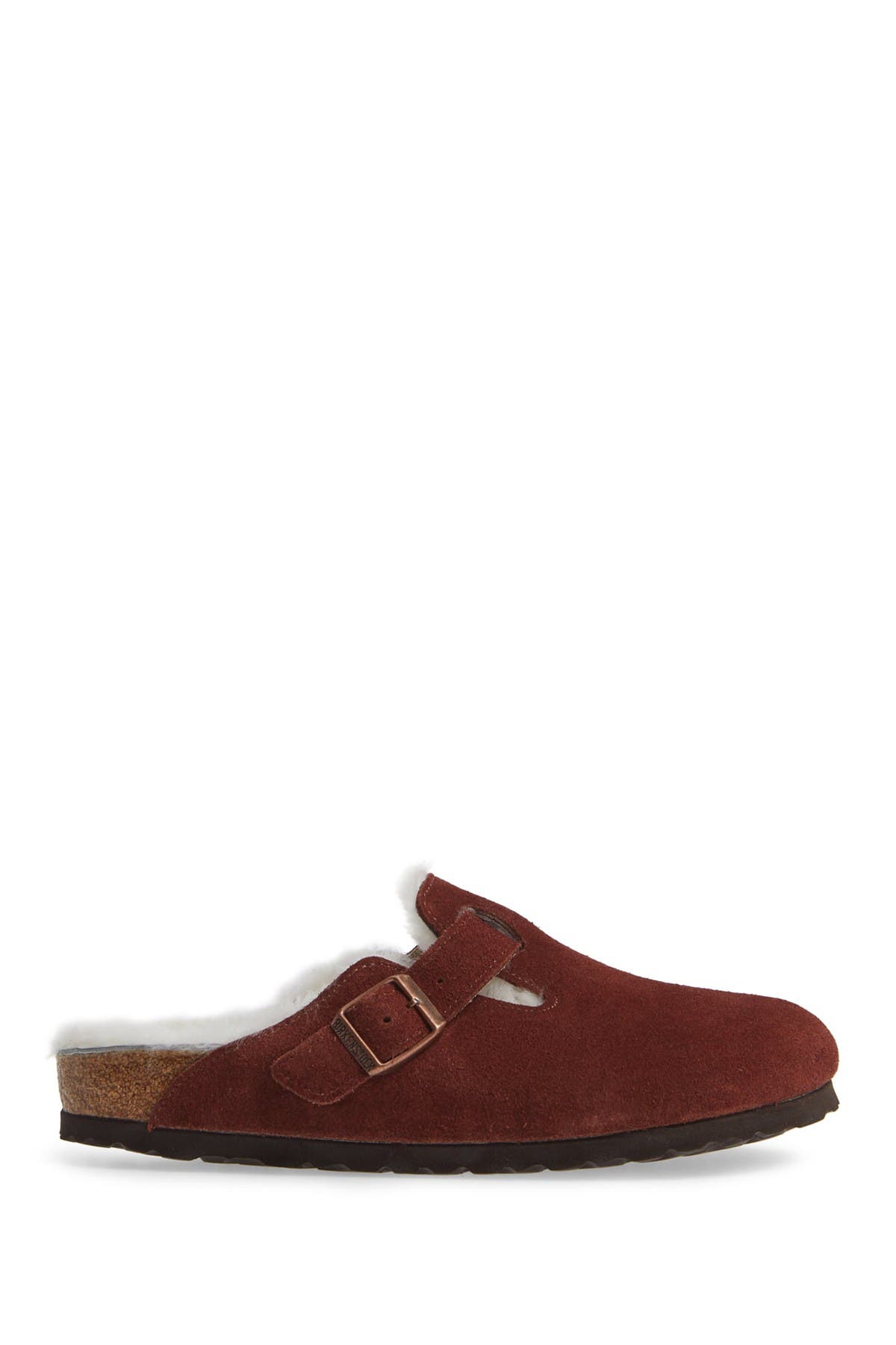 birkenstock mens shearling clog
