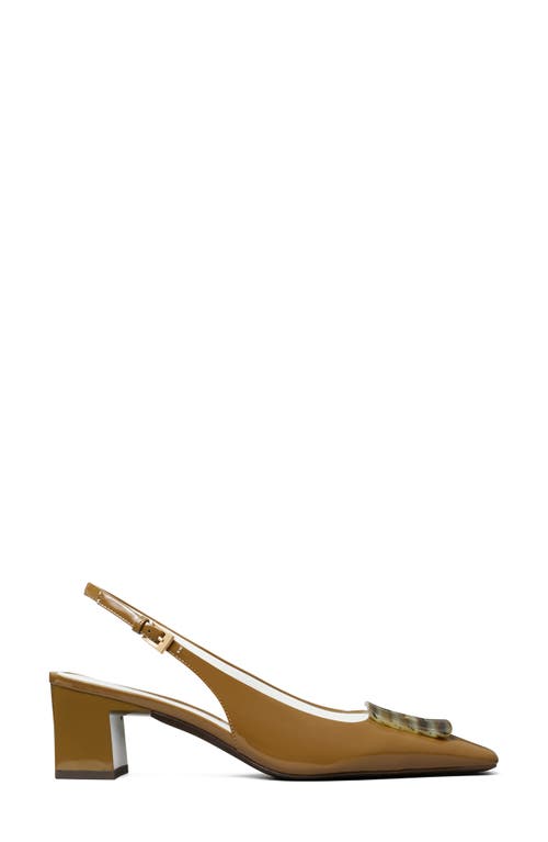 Shop Tory Burch Georgia Slingback Pump In Almond Oats