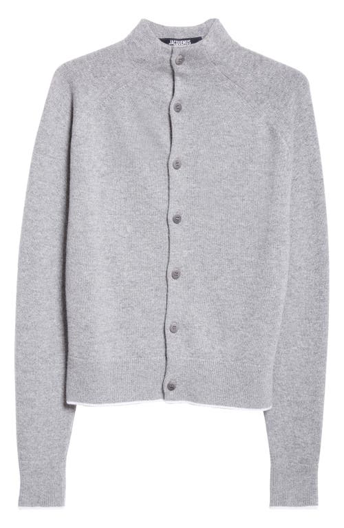 Jacquemus Le Cardigan Cashmere Cardigan In Grey