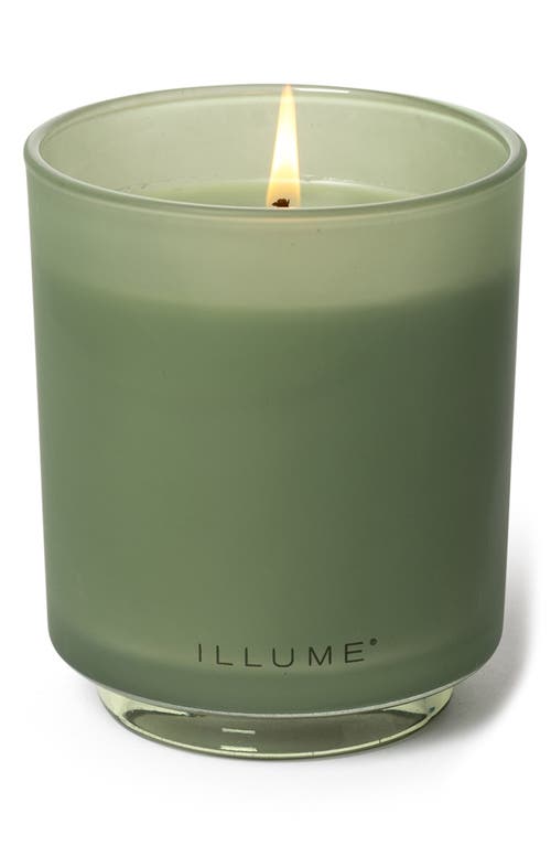 ILLUME Hinoki Sage Glass Candle in Green at Nordstrom