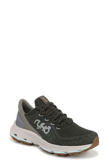 Ryka Women's Devotion X Tr Trail Walking Sneakers In Alpine Green