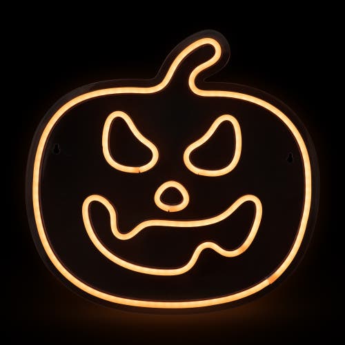 NORTHLIGHT NORTHLIGHT LED JACK-O-LANTERN NEON LIGHTED HALLOWEEN WALL OR WINDOW DECORATION
