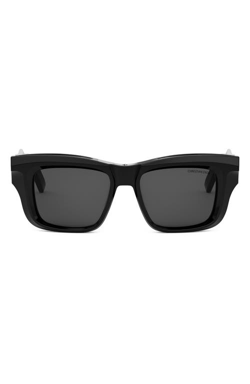 Shop Dior Xplorer S2i 51mm Butterfly Sunglasses In Shiny Black/smoke