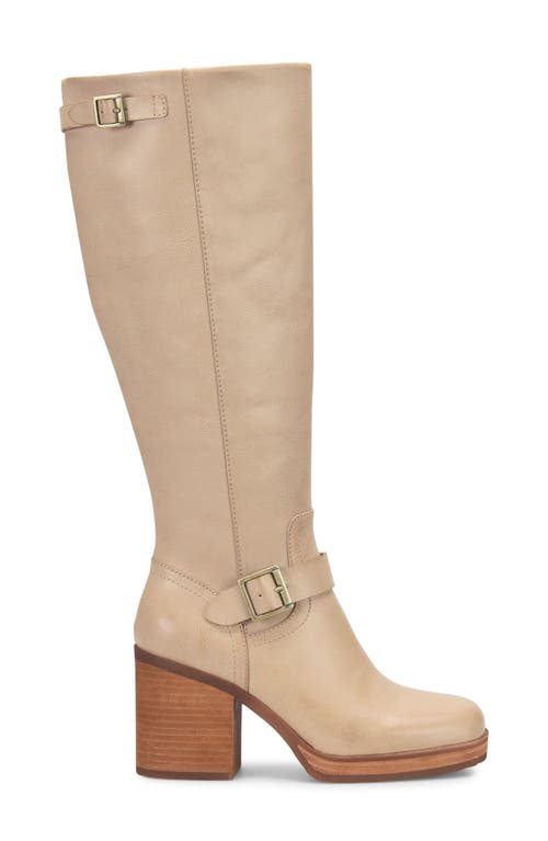 Korks Karalyn Knee High Boot In Cream