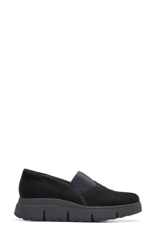 Clarksr Clarks(r) Loriini West Platform Wedge Loafer In Black