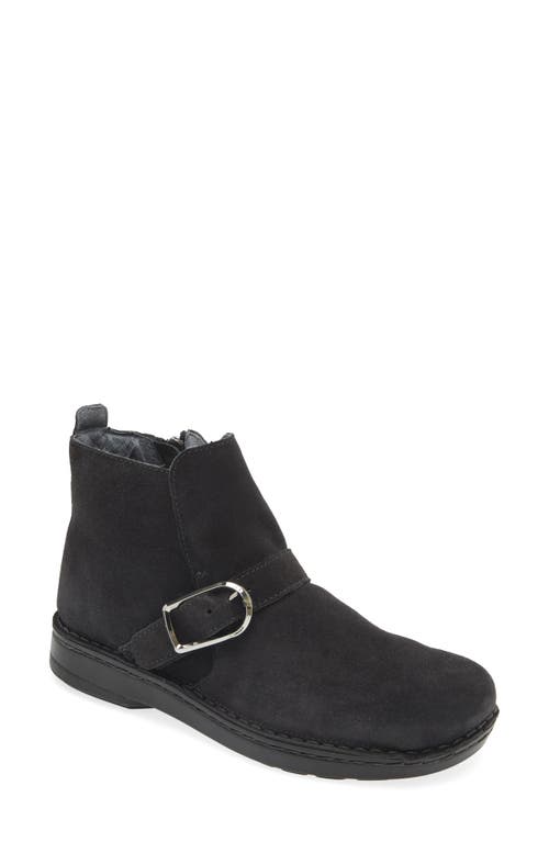 Naot Kolmer Ankle Boot In Charcoal Suede