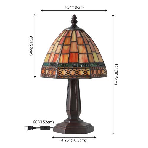 Jonathan Y Carter Led Table Lamp In Brown
