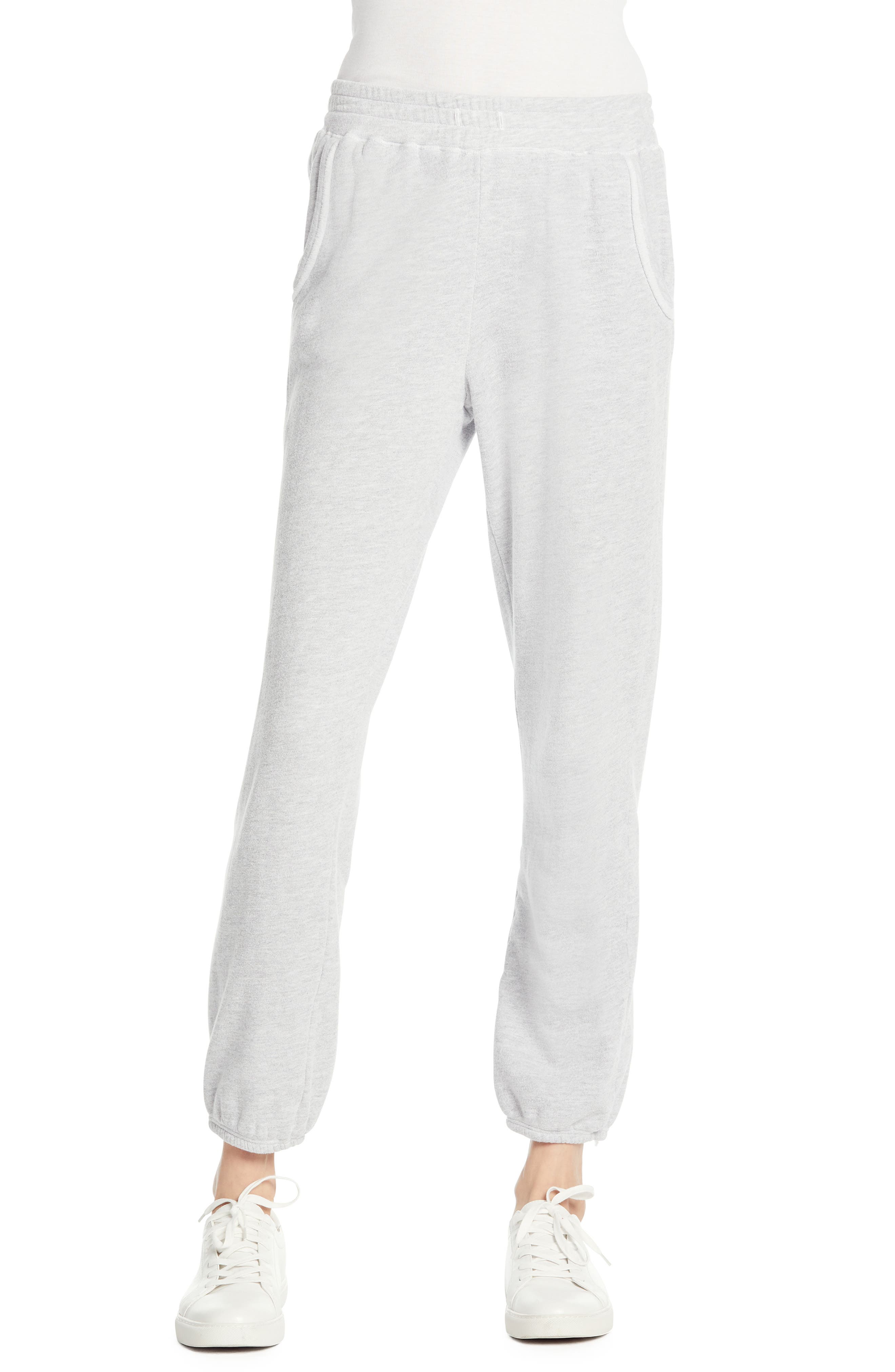 Michael Stars Cozy Terry Sweatpants, Grey