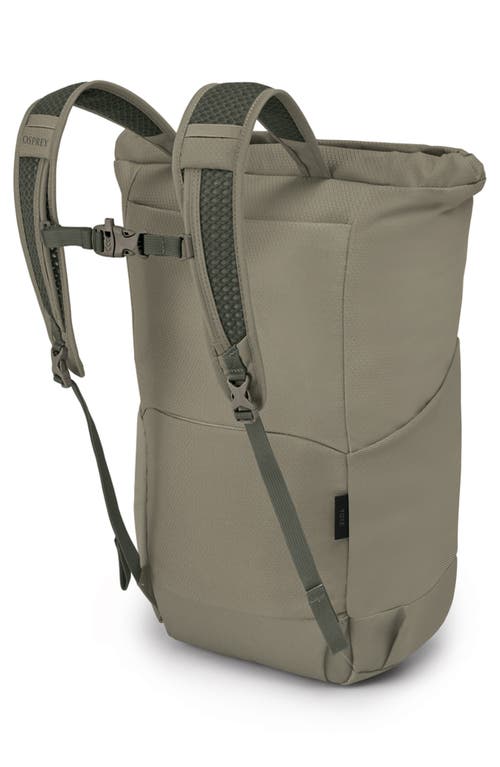 Shop Osprey Daylite Water Repellent Tote Pack In Tan Concrete