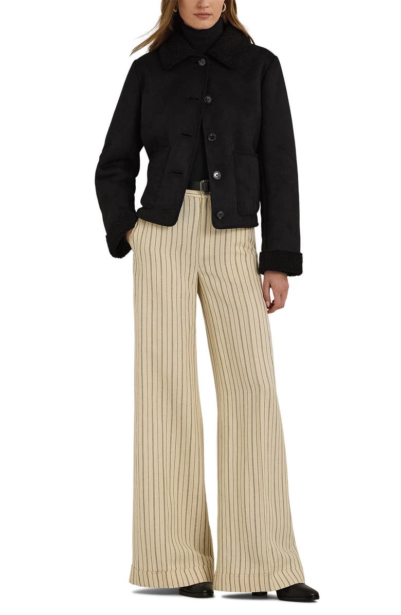 Lauren Ralph Lauren Faux Shearling Jacket, Alternate, color,