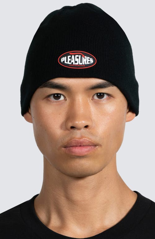 Shop Pleasures Performance Skully Beanie In Black