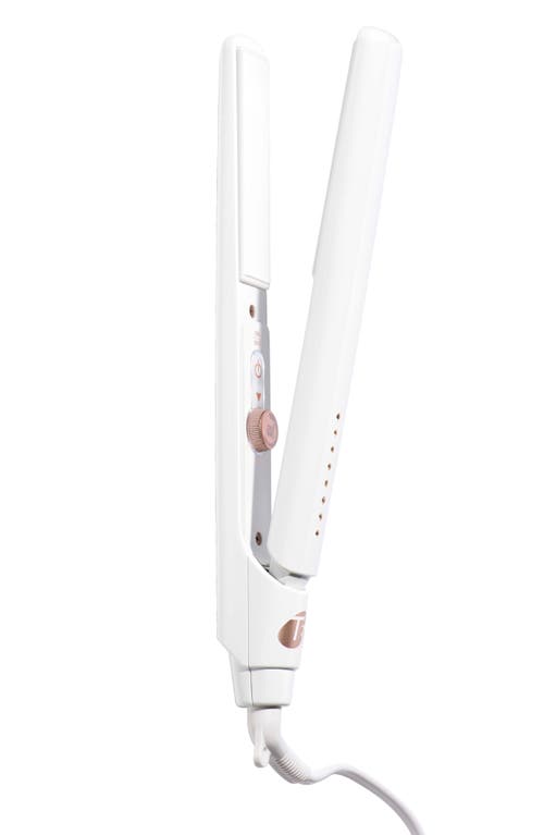 T3 Certified Refurbished  Singlepass® 1-inch Straightening & Styling Iron In White