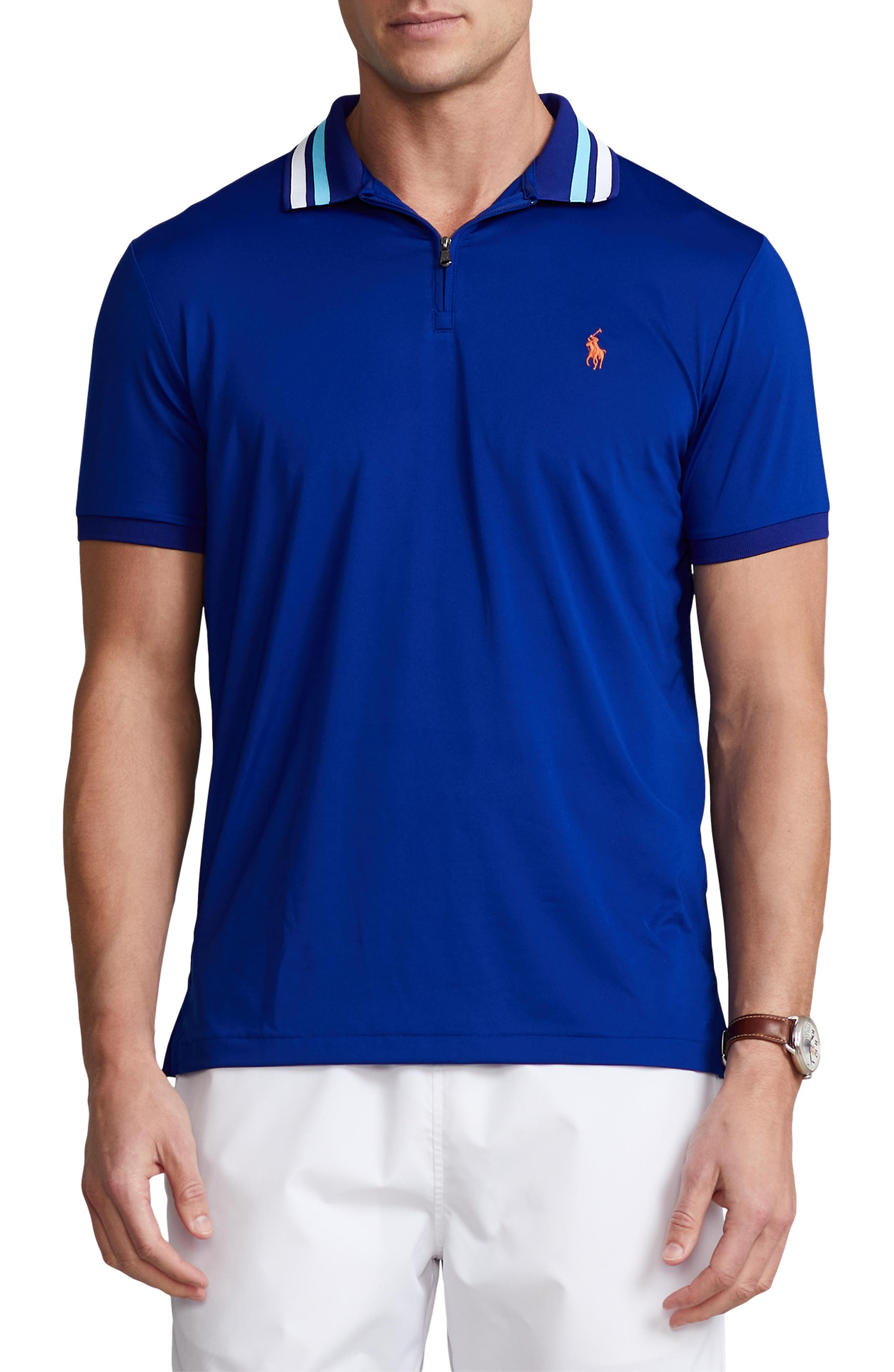 polo half zip pullover