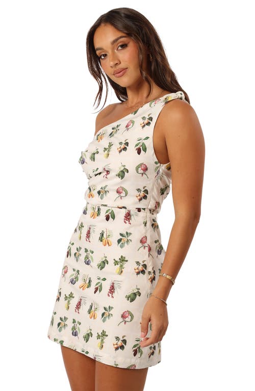 Petal And Pup Petal & Pup Mariella Asymmetric Tie Strap Minidress In White