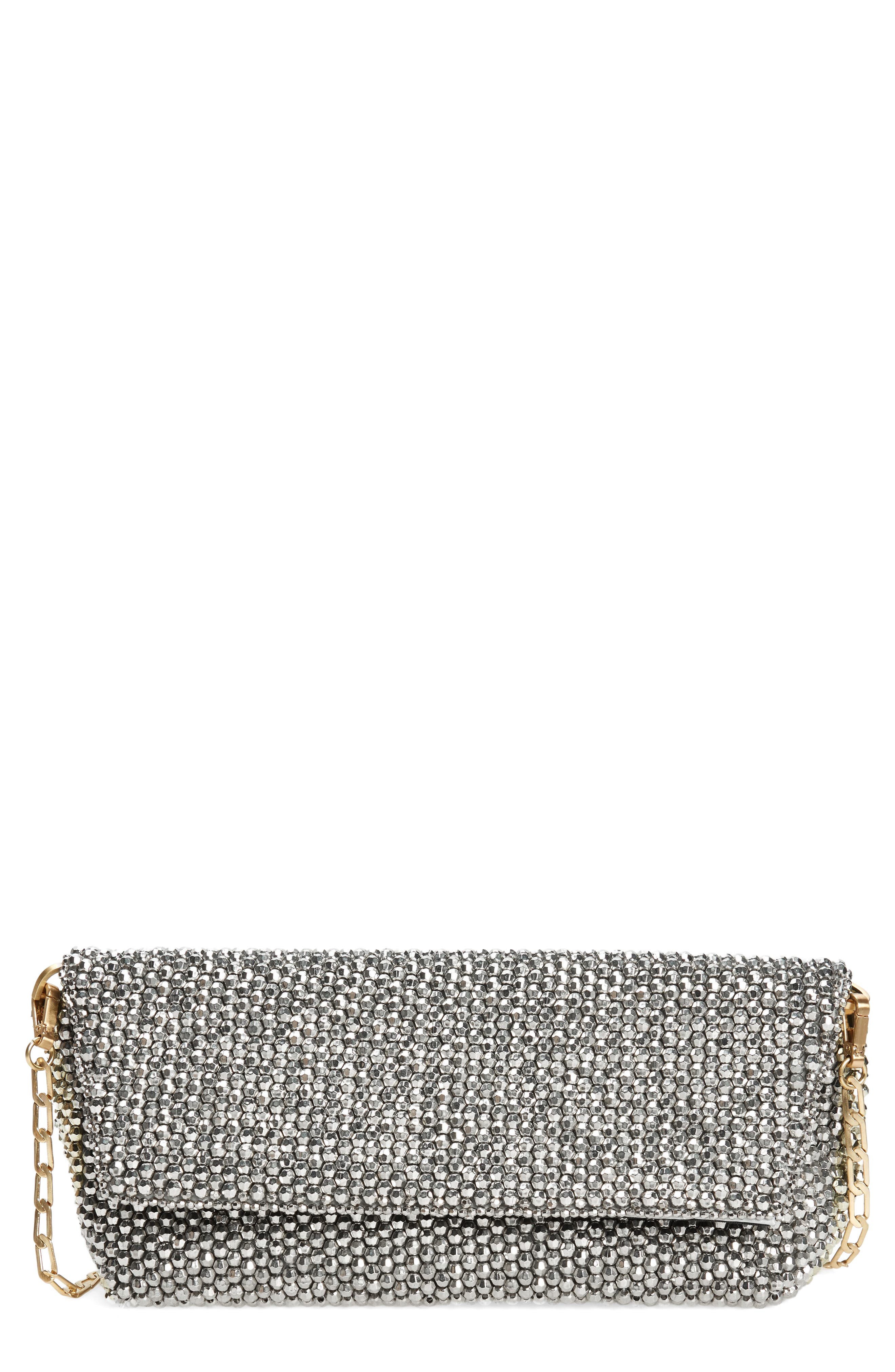nordstrom silver clutch