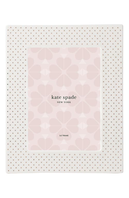 Kate Spade New York a charmed life 5x7 picture frame in White Tones at Nordstrom
