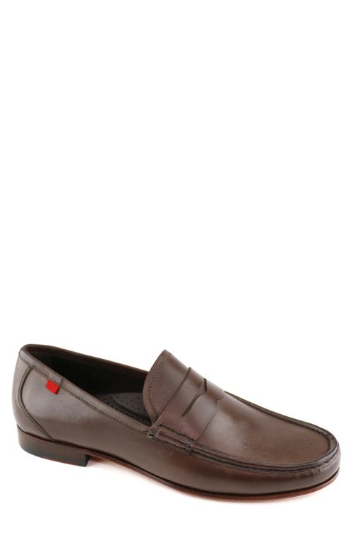 Union Square Penny Loafer in Brown Napa