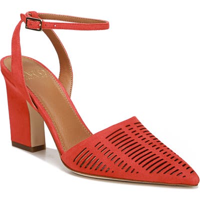 Sarto By Franco Sarto Starla Ankle Strap Pump, Red