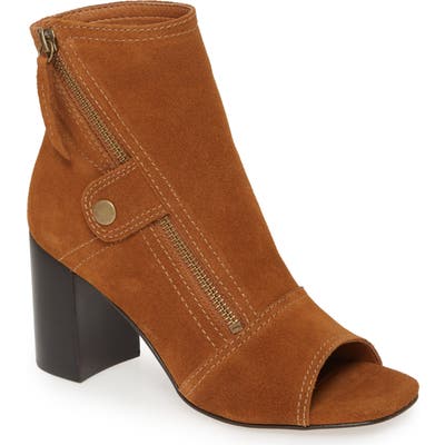 Matisse Lyon Open Toe Bootie- Brown