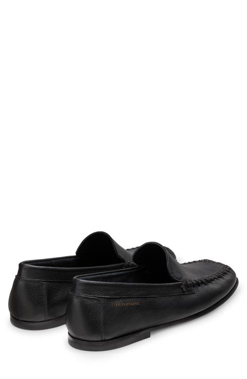 Shop Stuart Weitzman Montauk Venetian Moc Toe Loafer In Black